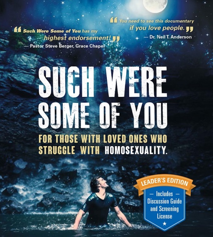 A promotional image for the leader's edition of the documentary 'Such Were Some of You', which is about ministering to those with same-sex attraction.