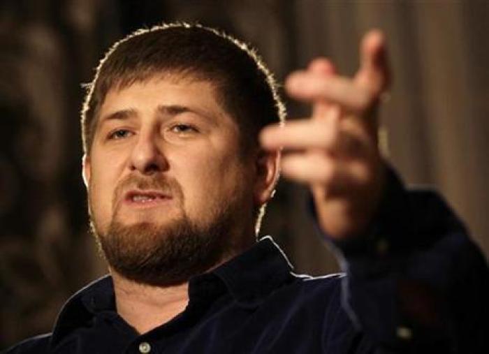 Ramzan Kadyrov, the President of Chechnya, speaks during an interview with Reuters at his private offices near the town of Gudermes outside the Chechen capital Grozny, December 16, 2009.