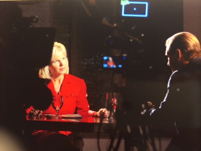 Gretchen Carlson on the set of 'Persecuted,' (FILE).