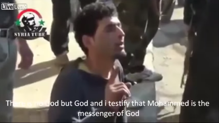 Syria, Christian man, beheading