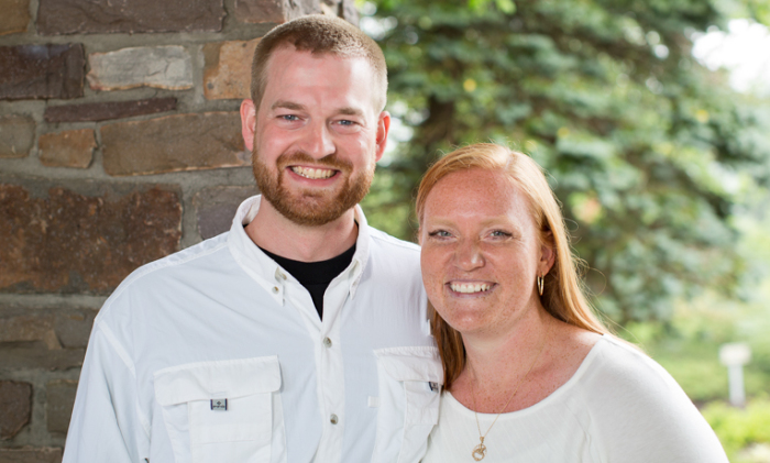Dr. Ken Brantly (l) and his wife, Amber.