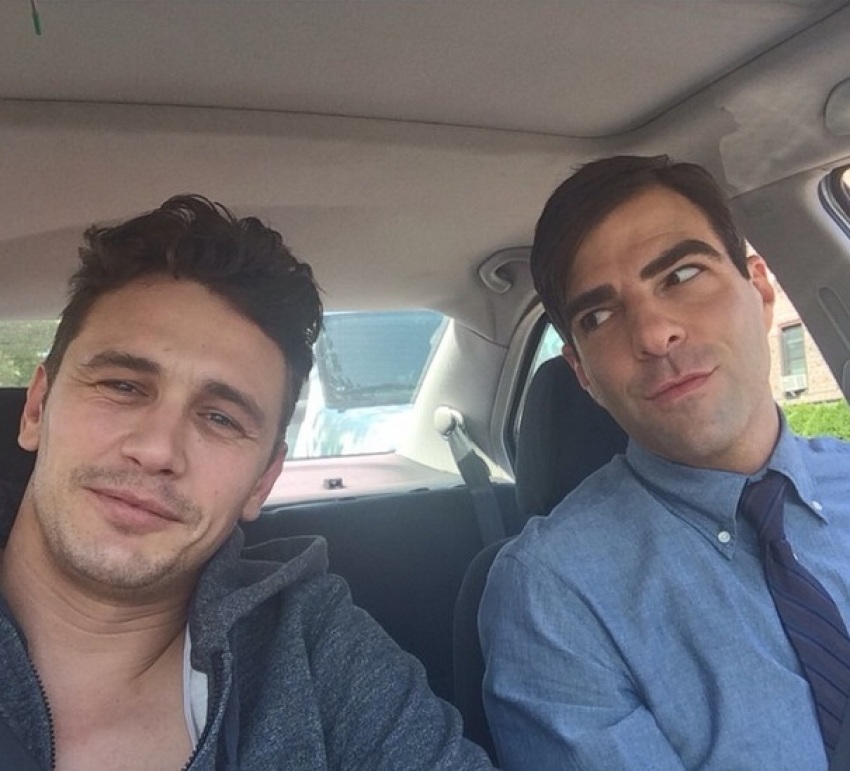 Actor James Franco begins filming 