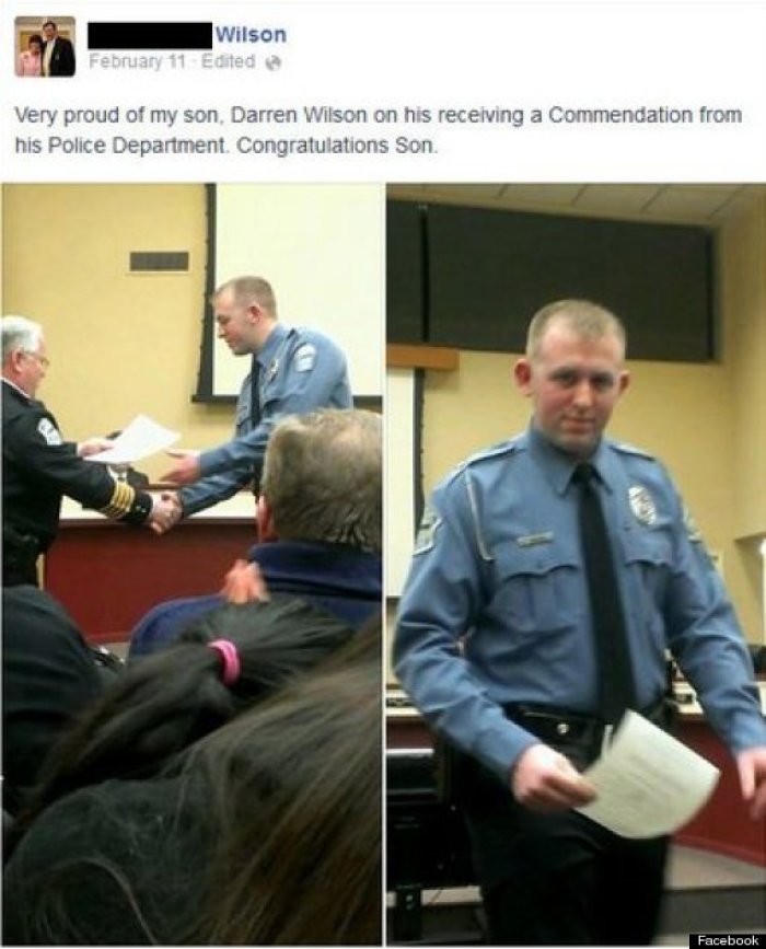 Ferguson police Officer Darren Wilson