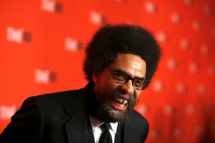 College professor Cornel West arrives for the Time 100 Gala in New York, May 5, 2009.