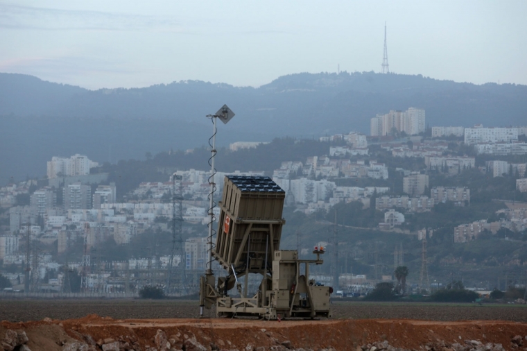An Iron Dome rocket interceptor battery is deployed near the northern Israeli city of Haifa January 28, 2013. Any sign that Syria's grip on its chemical weapons is slipping as it battles an armed uprising could trigger Israeli military strikes, Israel's vice premier said on Sunday. A military spokesman confirmed reports that two Iron Dome batteries were moved to the Haifa area but insisted this was part of a routine of rotating these systems.