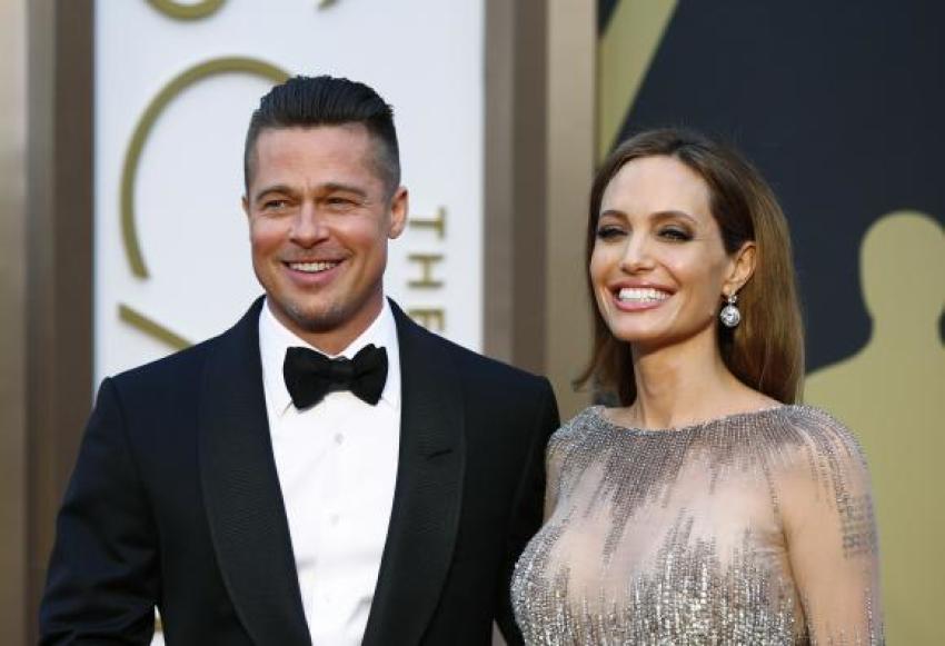 Angelina Jolie and Brad Pitt