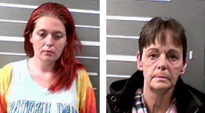 Judith Hemken, 53, and Tiffany Burton, 26, are accused of making meth in the kitchen of the Waveland Hillsboro Presbyterian Church in Hillsboro, Illinois.