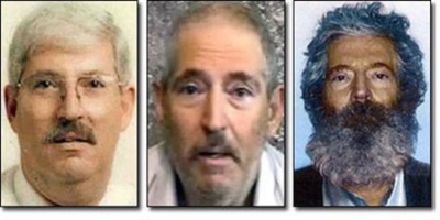 Composite images of former FBI agent Robert Levinson released by the FBI on March 6, 2012.