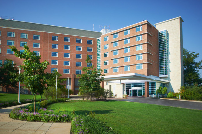 The Penn Stater Conference Center Hotel, run by Penn State University.