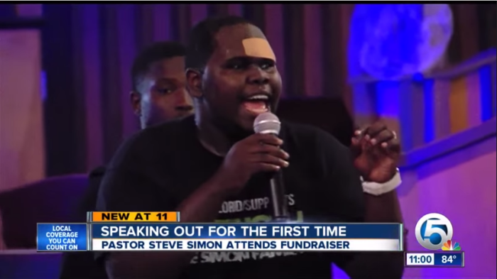 Pastor Steven Simon, 22.