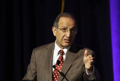 James Zogby, president of the Arab American Institute, speaking at the In Defense of Christians Inaugural Summit, Washington, D.C., Sept. 11, 2014.
