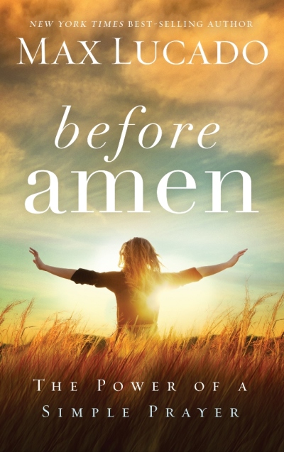 In Before Amen best-selling author Max Lucado joins readers on a journey to the very heart of biblical prayer, offering hope for doubts and confidence even for prayer wimps.