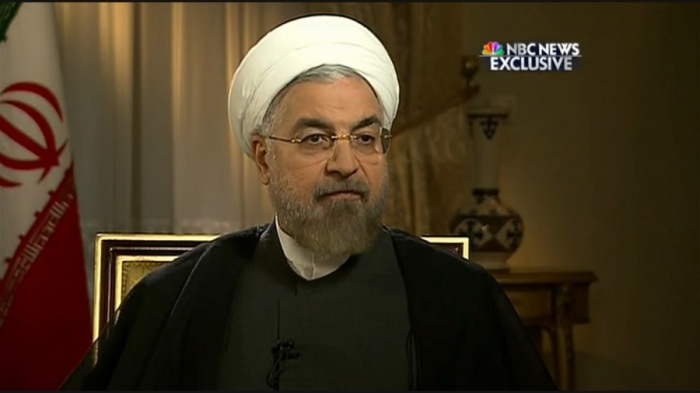 Iran's president Hassan Rouhani speaks to NBC's Ann Curry in an exclusive interview posted on Sept. 17, 2014.