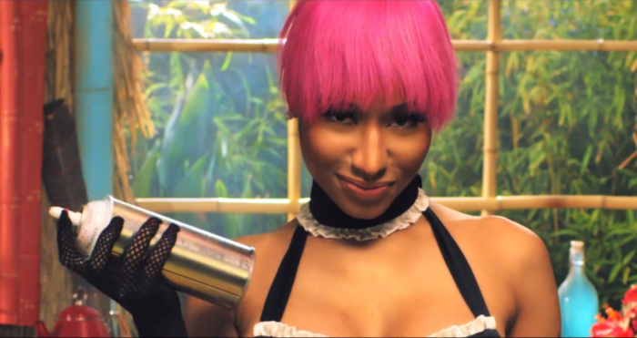 Screen shot from Nicki Minaj's 'Anaconda' music video