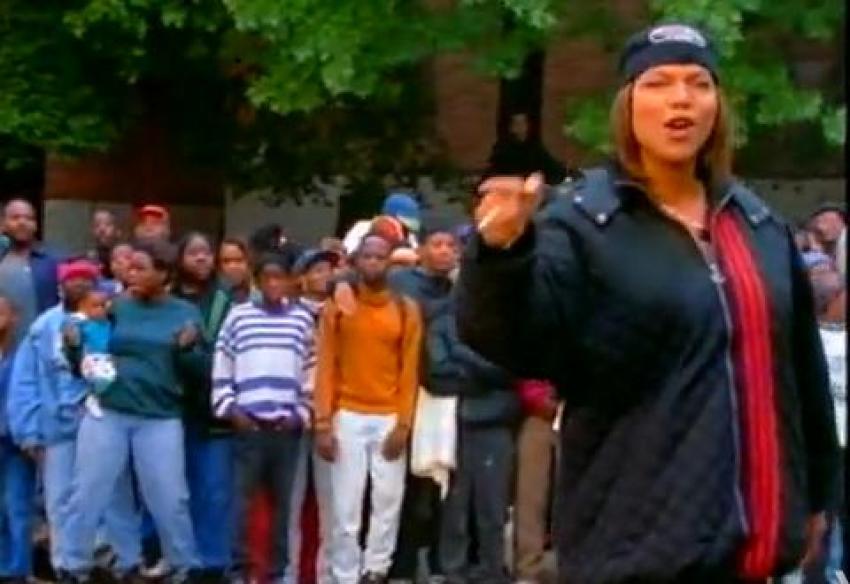 Screen shot from Queen Latifah's