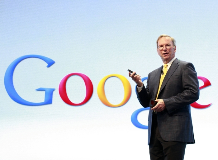 Executive chairman of Google, Eric Schmidt.