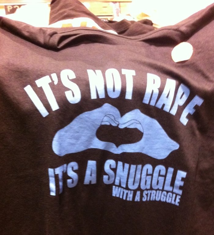 This controversial t-shirt was pulled from shelves.