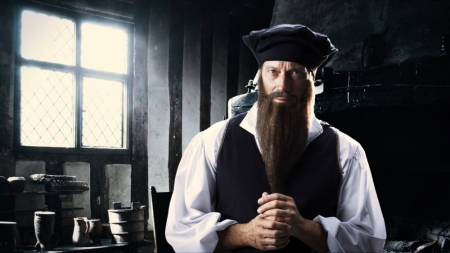 Kevin Sorbo as John Calvin in "Let the Lion Roar."