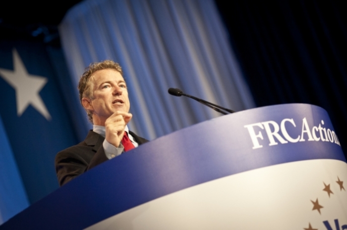 U.S. Sen. Rand Paul, R-Ky., speaking at Family Research Council's Values Voter Summit, Washington, D.C., Sept. 26, 2014.