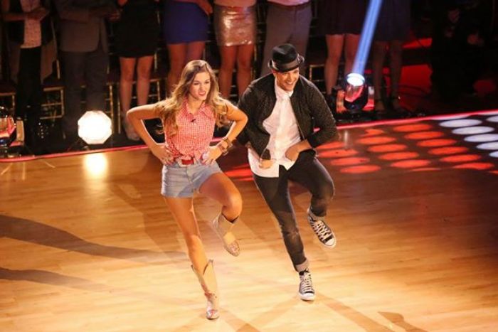 Sadie Robertson dances with Mark Ballas on Dancing with the Stars