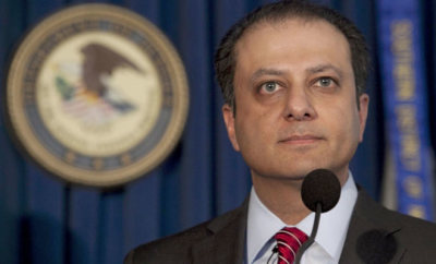 U.S. Attorney for the Southern District of New York, Democrat Preet Bharara.