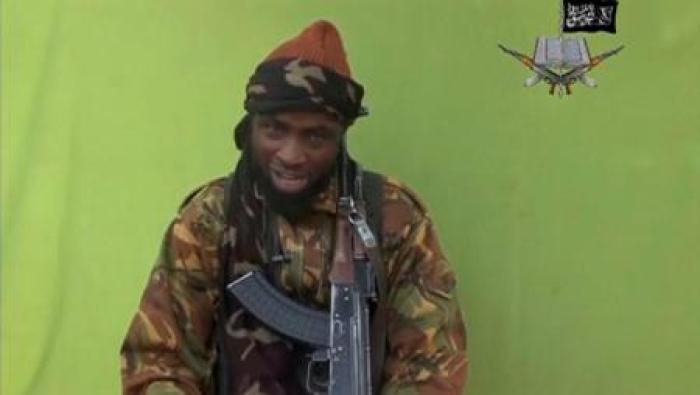 Boko Haram leader Abubakar Shekau speaks at an unknown location in this still image taken from an undated video released by Nigerian Islamist rebel group Boko Haram.