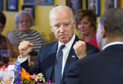 U.S. Vice President Joe Biden speaks with politicians and business owners in a round table discussion on raising the minimum wage at Casa Don Juan restaurant in Las Vegas, Nevada, October 6, 2014.