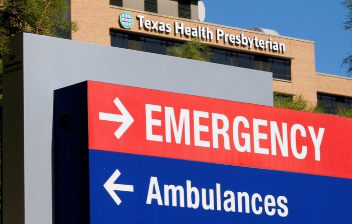 A general view of the Texas Health Presbyterian Hospital is seen in Dallas, Texas, October 4, 2014.