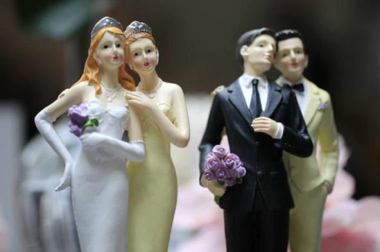 gay marriage figurines