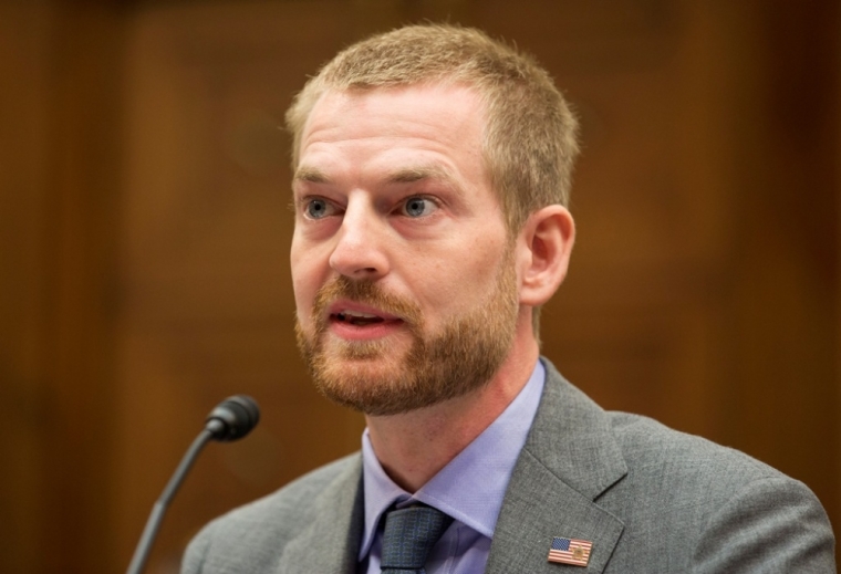 Kent Brantly, a medical missionary with Samaritan's Purse and an Ebola survivor, testifies before a House Foreign Affairs Subcommittee hearing on 'global efforts to fight Ebola' on Capitol Hill in Washington, September 17, 2014.
