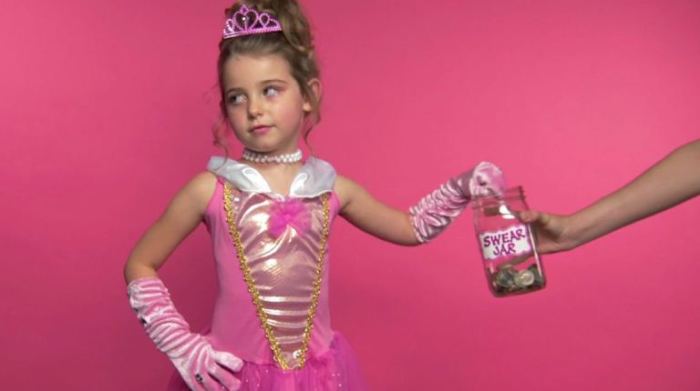 A young girl uses the F-word in an ad for FCKH8