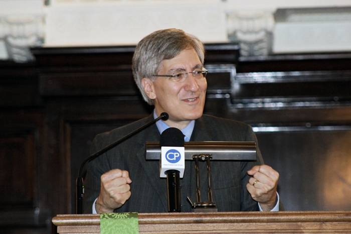 Robert P. George, McCormick Professor of Jurisprudence at Princeton University, delivering the Institute on Religion and Democracy's 2014 Diane Knippers Memorial Lecture, Washington, D.C., October 16, 2014.