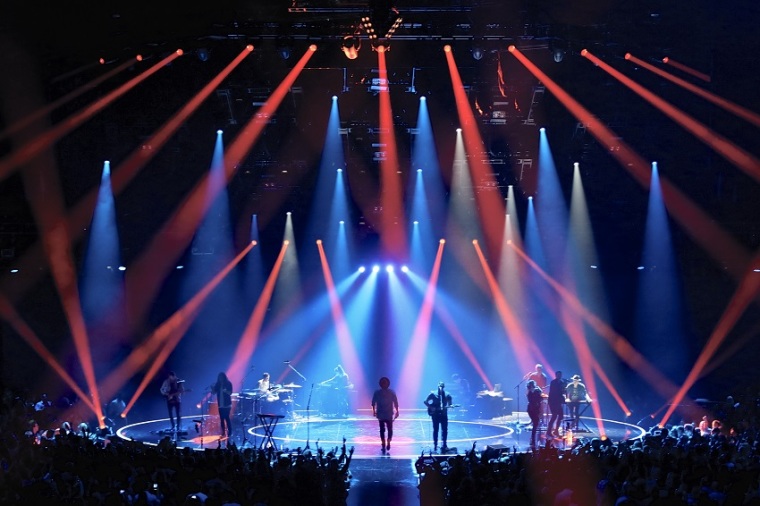 More than 17,000 Hillsong fans attended a concert filming event at the Forum in Los Angeles, October 23, 2014.