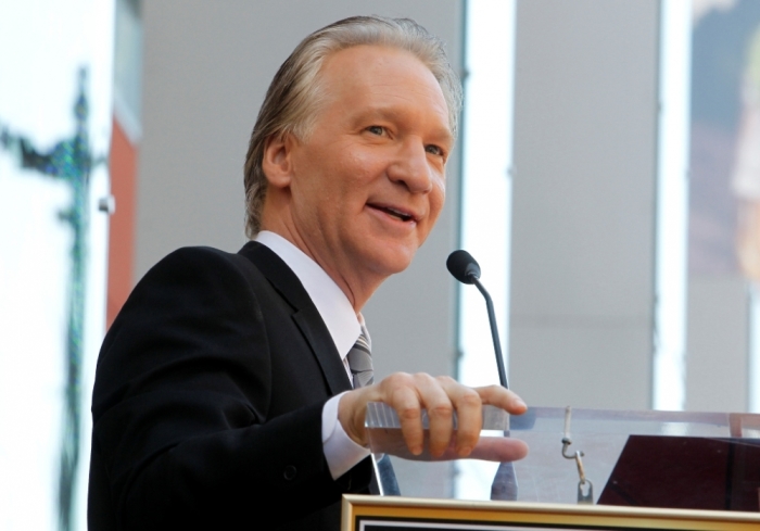 Comedian Bill Maher speaks during ceremonies unveiling his star on the Hollywood Walk of Fame in Hollywood, California, September 14, 2010.
