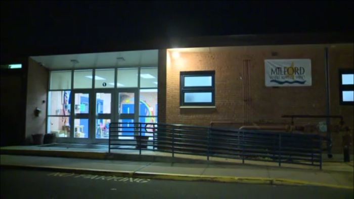 A Milford Public School in the City of Milford, Connecticut, in a video posted Oct. 29, 2014.