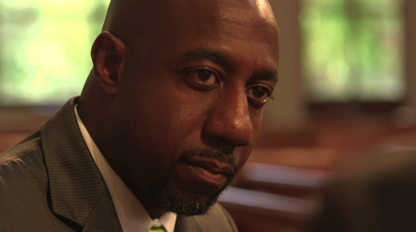 Rev. Raphael Warnock of the historic Ebenezer Baptist Church in Atlanta, Georgia.