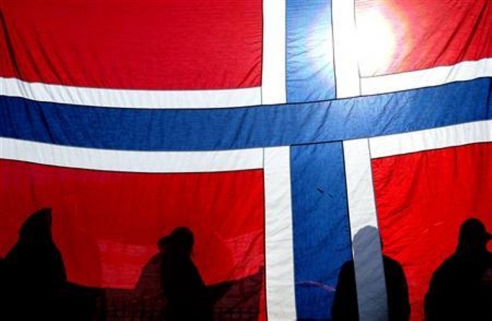 Undated file photo shows the Norwegian flag.