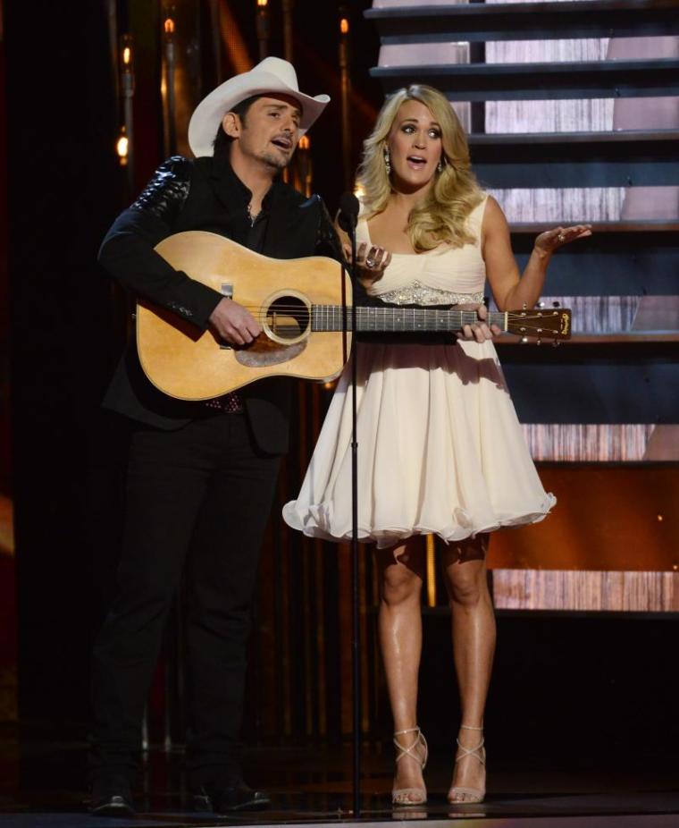 Carrie Underwood and Brad Paisley