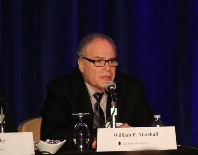 William P. Marshall, distinguished professor at the University of North Carolina School of Law, speaking at the Federalist Society's annual National Lawyers Convention, held at the Mayflower Hotel in Washington, DC on Thursday, November 13, 2014.