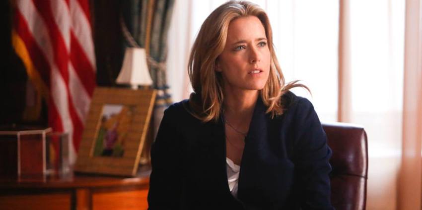 Tea Leoni in the TV series "Madam Secretary."