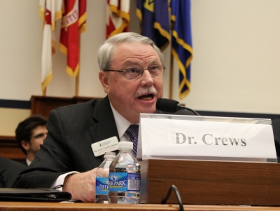 Ron Crews, executive director of the Chaplain Alliance for Religious Liberty, gives testimony before the House Committee on Armed Services' Military Personnel Subcommittee on Wednesday, November 19, 2014, in Washington.