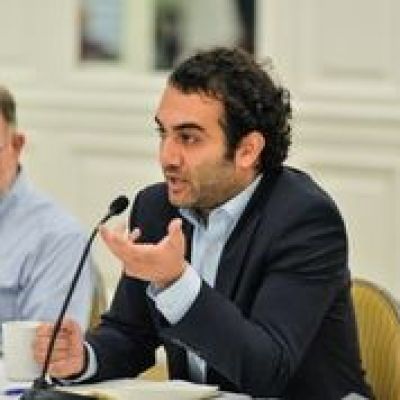 Shadi Hamid, a fellow with the Project on U.S. Relations with the Islamic World in the Center for Middle East Policy at the Brookings Institution, at the Ethics and Public Policy Center's 'Faith Angle Forum,' Miami Beach, Florida, Nov. 17, 2014.