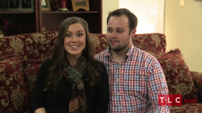 A screengrab from Josh and Anna Duggar's pregnancy announcement video.