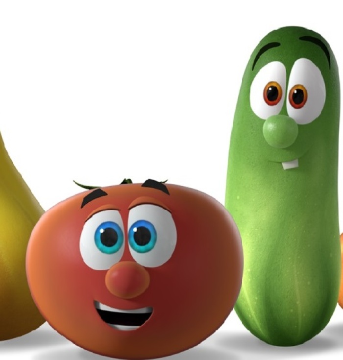 Bob and Larry from 'VeggieTales.'