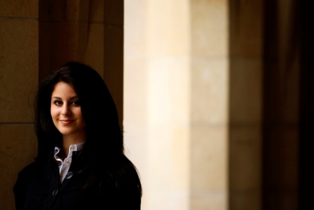 Lila Rose poses on the University of California Los Angeles campus in Los Angeles, May 28, 2009. With a video camera hidden in her backpack, college student Rose has become a rising star in the U.S. anti-abortion movement for her clandestine tactics in taking on Planned Parenthood, the nation's largest provider of surgical abortions.