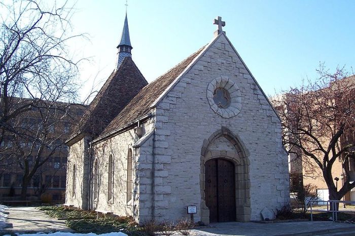 St. Joan of Arc Chapel located on the campus of Marquette University in Milwaukee, Wis.