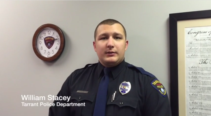 Tarrant Police Officer William Stacy.