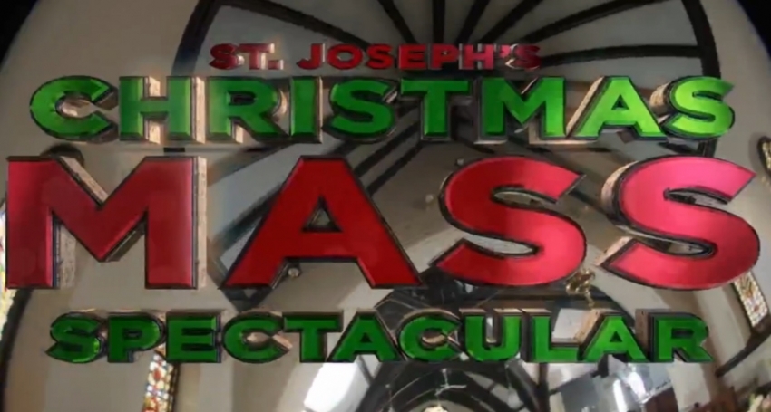 The satirical advertisement for St. Joseph's church hypes up a somewhat ordinary service as the 