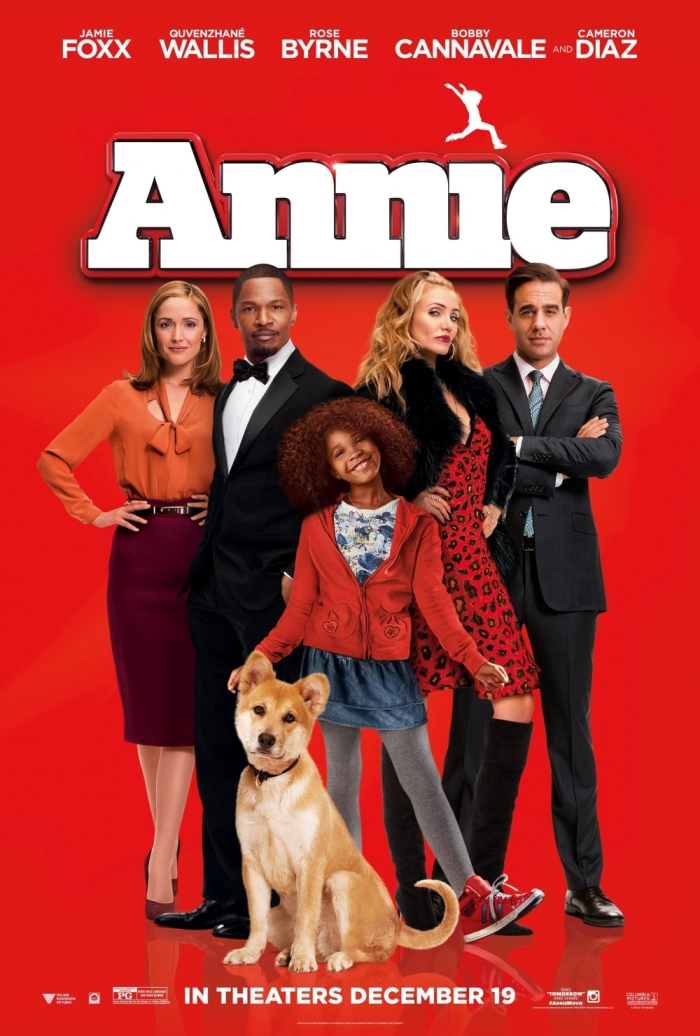 The promotional poster for 'Annie,' in theaters Dec. 19.