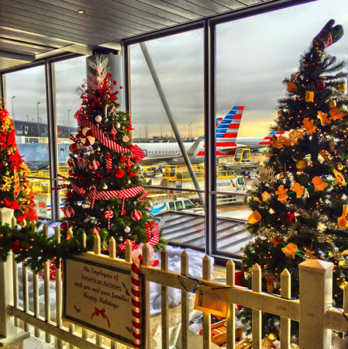 Holiday greetings from American Airlines.